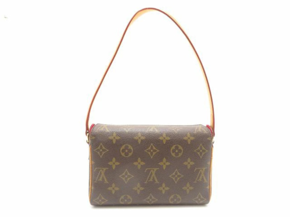 LOUIS VUITTON Bag Recital Monogram Shoulder Canvas Brown